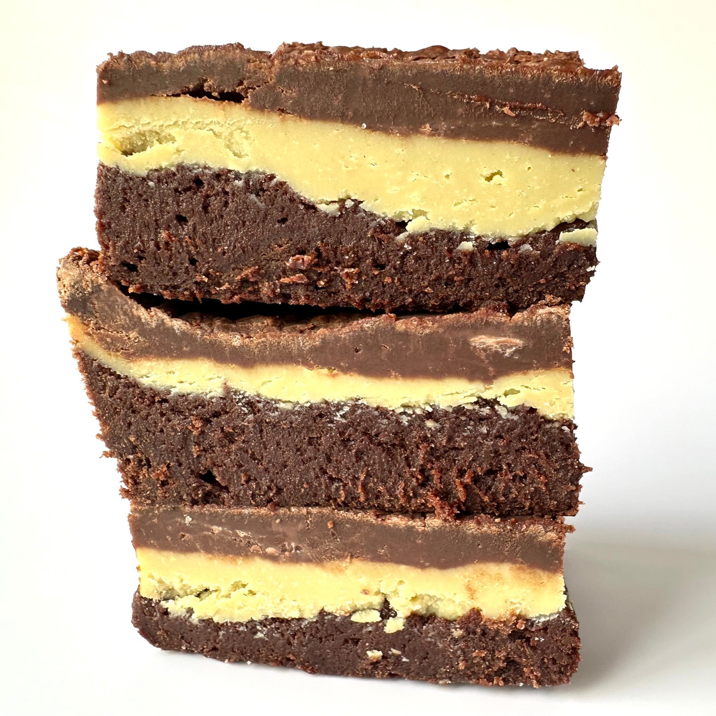 Nutella Pistachio Brownie Chunk Slice