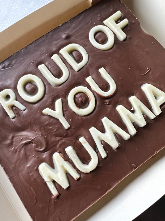 LACTATION CARAMEL SLICE PERSONALISED SLAB